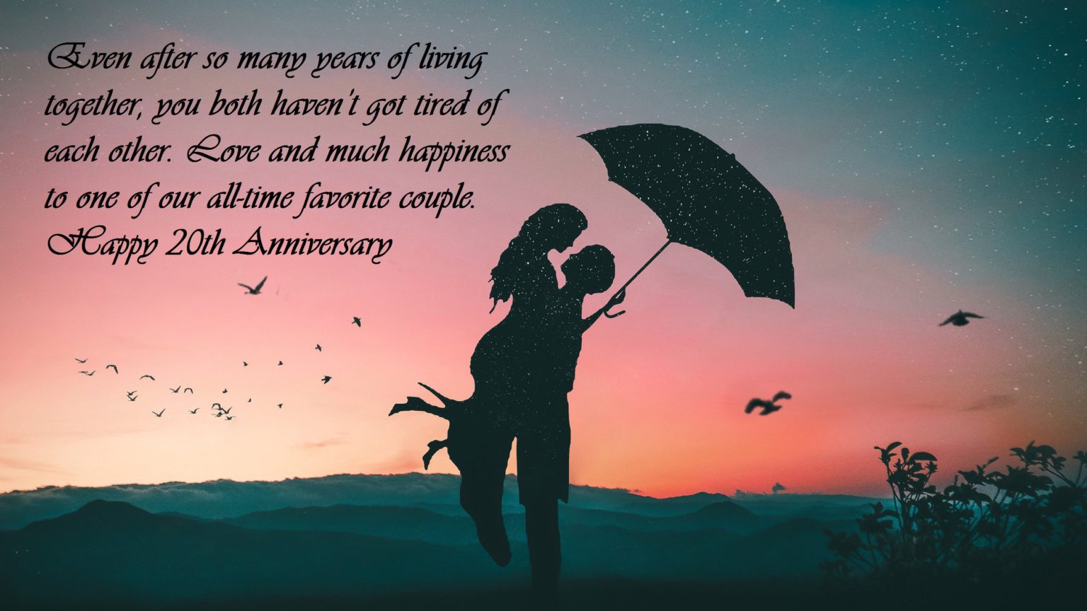 Happy 20th Wedding Anniversary Wishes Quotes | Best Wishes