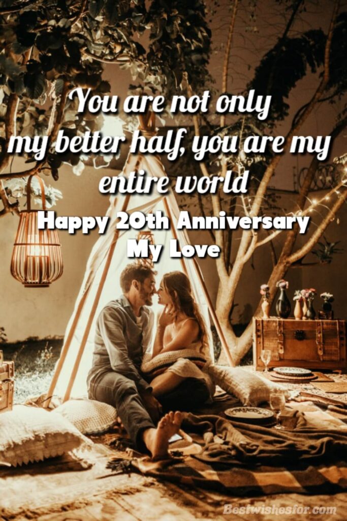 Happy 20th Wedding Anniversary Wishes Quotes