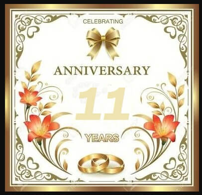 11th Marriage Anniversary Wishes Images
