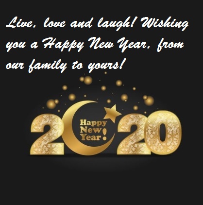 Happy New Year 2020 Greeting Cards Wishes