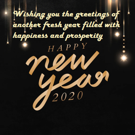 Happy New Year 2020 Greeting Cards Wishes, Sayings Messages | Best Wishes