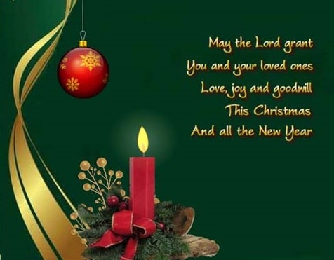 Merry Christmas Holy Wishes Sayings