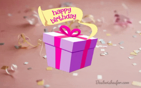 Happy Birthday Cute Gif Animated Wishes, Quotes Images, Pics