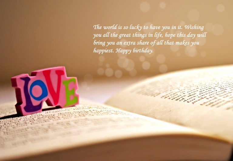 Happy Birthday Love Images With Caption/Status | Best Wishes