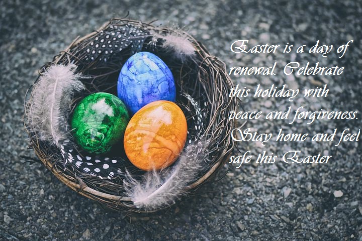 Happy Easter Wishes Messages Covid-19