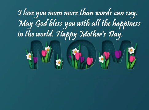 Happy mothers day to all moms in the world