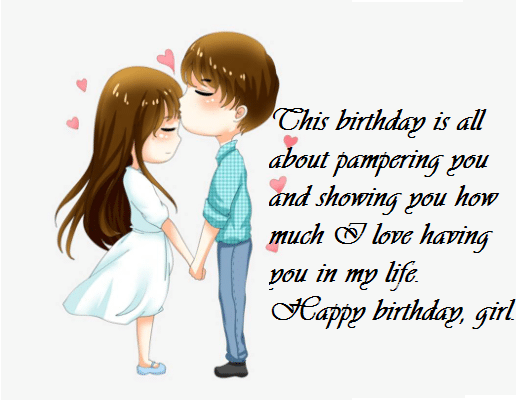 Cute Love Wishes For Birthday Girl