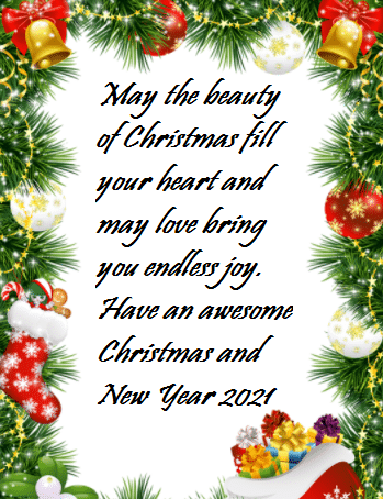 Merry Christmas 2020 Wishes Sayings Images