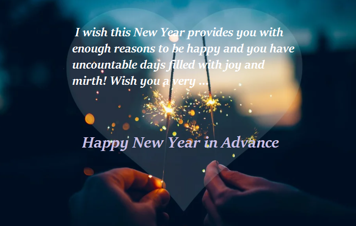 Advance New Year 21 Wishes Messages Greetings Best Wishes