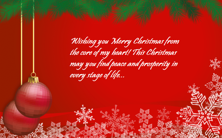 Merry Christmas Ecards Greetings Messages