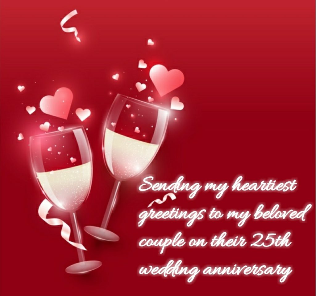 25th Marriage Anniversary Wishes Messages & Sayings