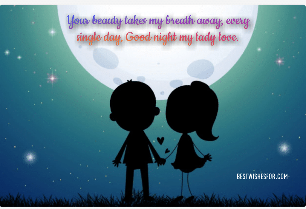 Good Night Romantic Images Wishes For Her