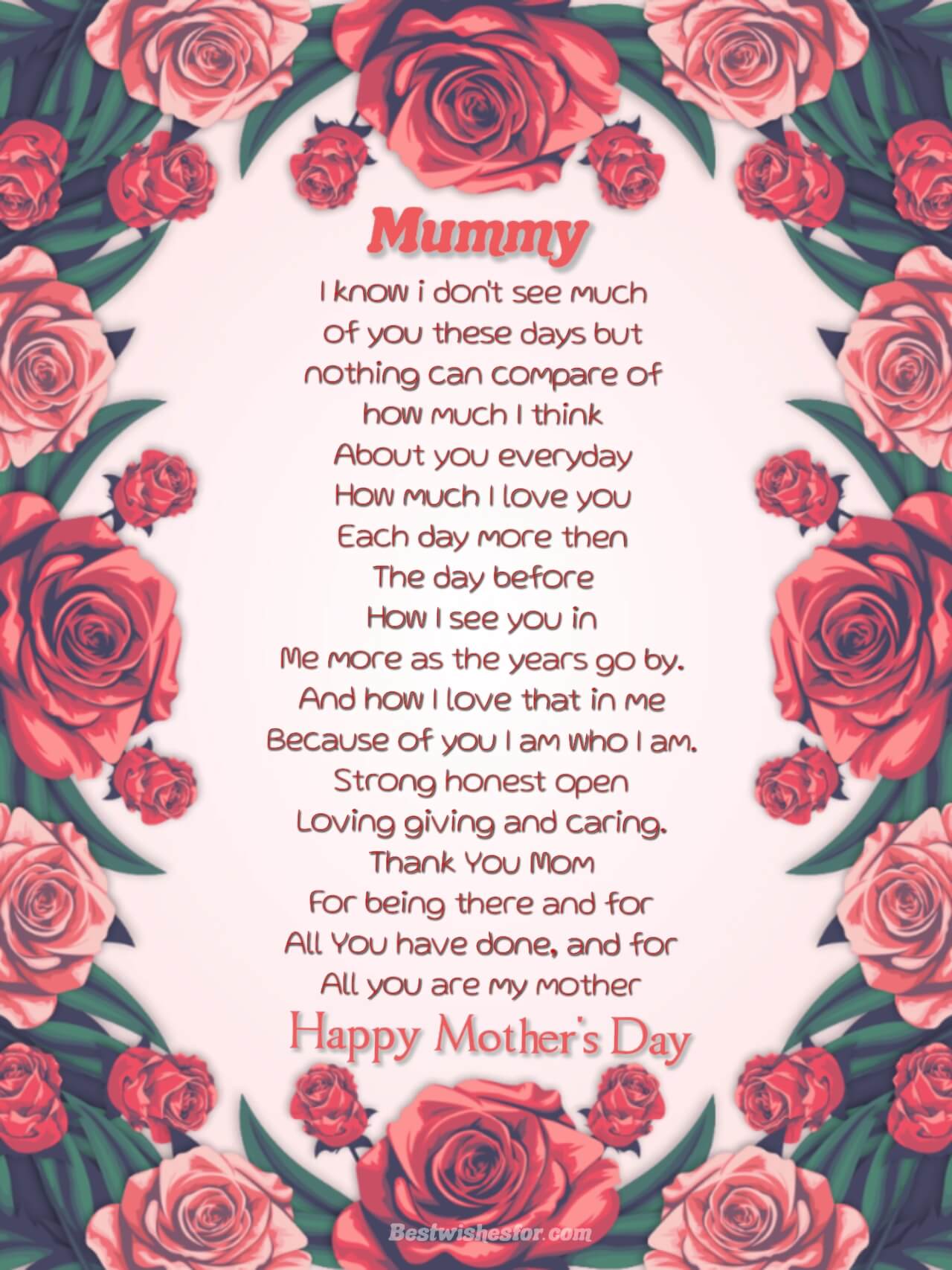 Happy Mother’s Day 2022 Beautiful Poems Images | Best Wishes