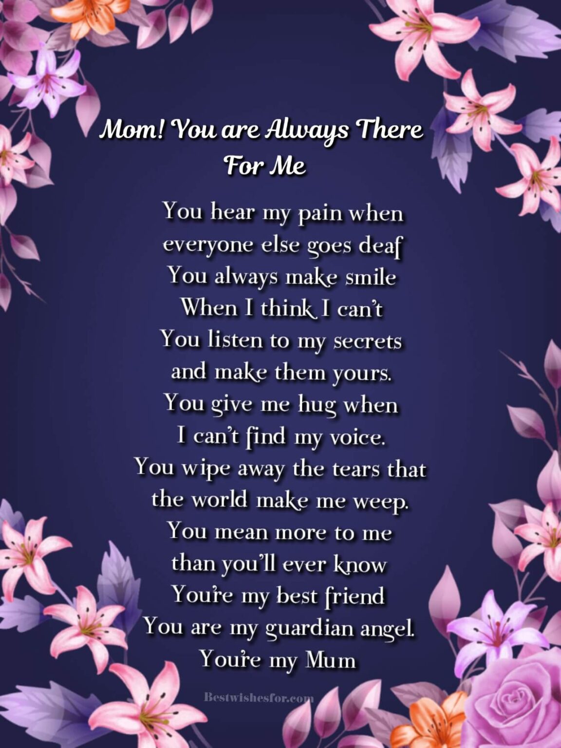 Happy Mother’s Day 2022 Beautiful Poems Images Best Wishes