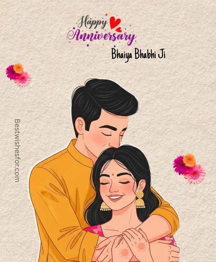 Happy Anniversary Bhaiya Bhabhi whatsapp status
