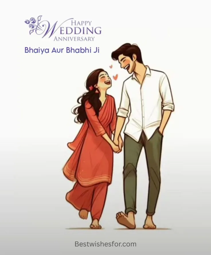 Happy Anniversary Bhaiya Bhabhi whatsapp story