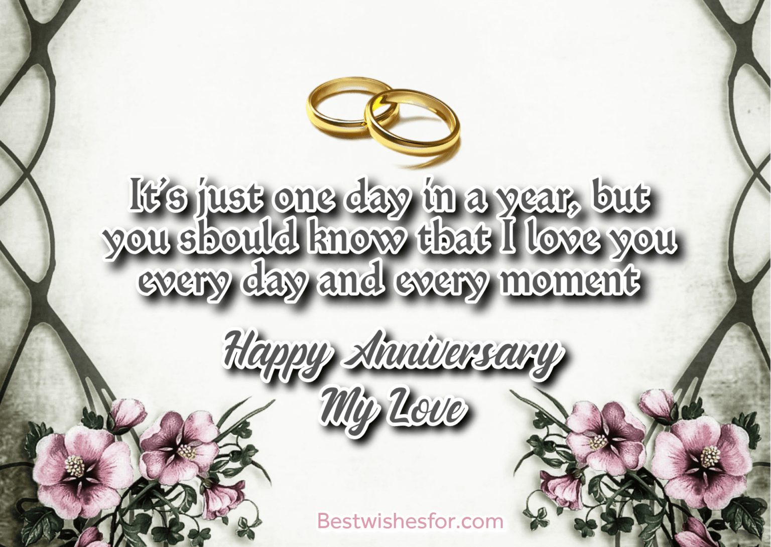 Happy Anniversary My Love | Best Wishes