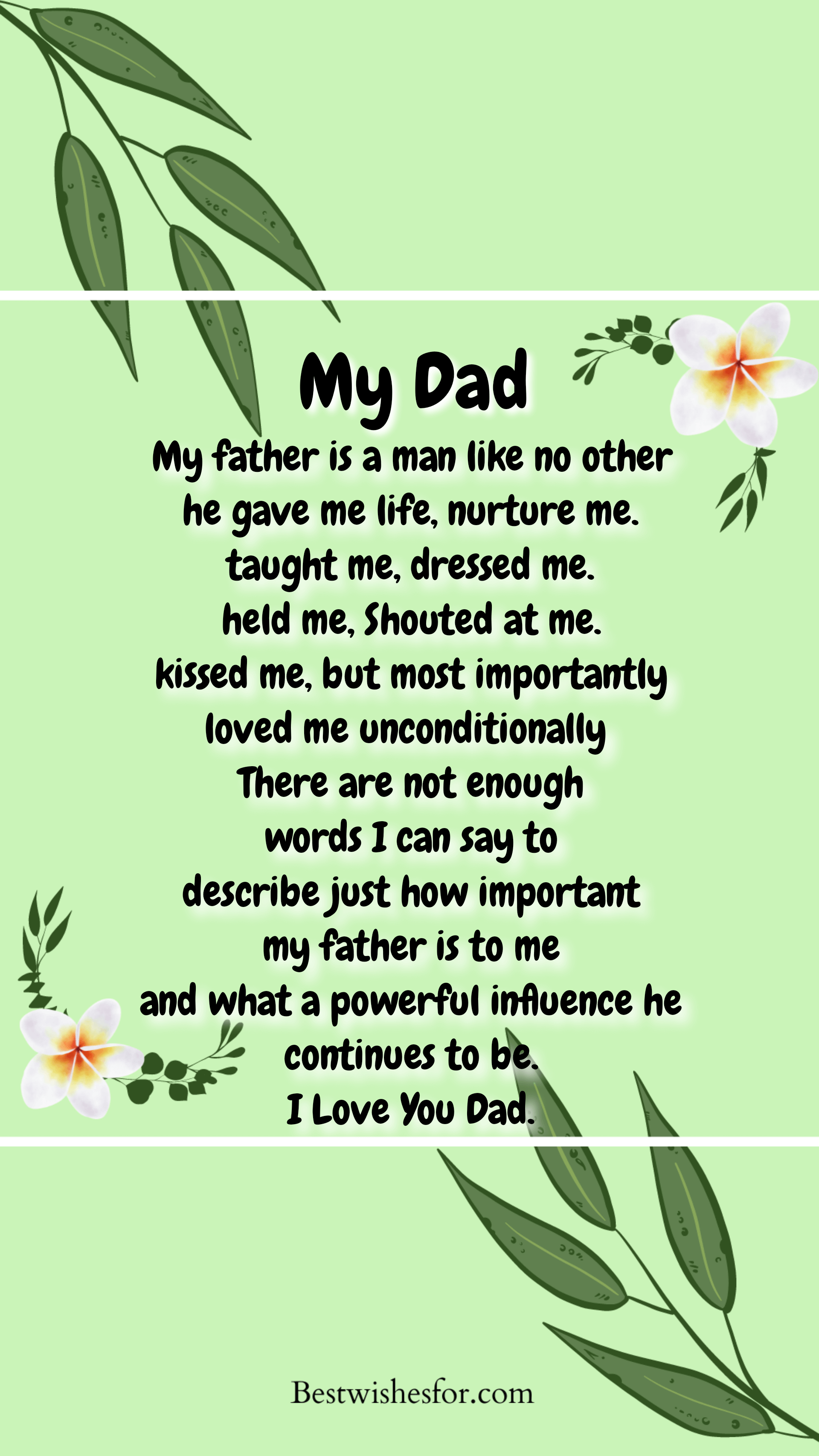 Father’s Day 2022 Poems Fathers Day Poem Best Wishes