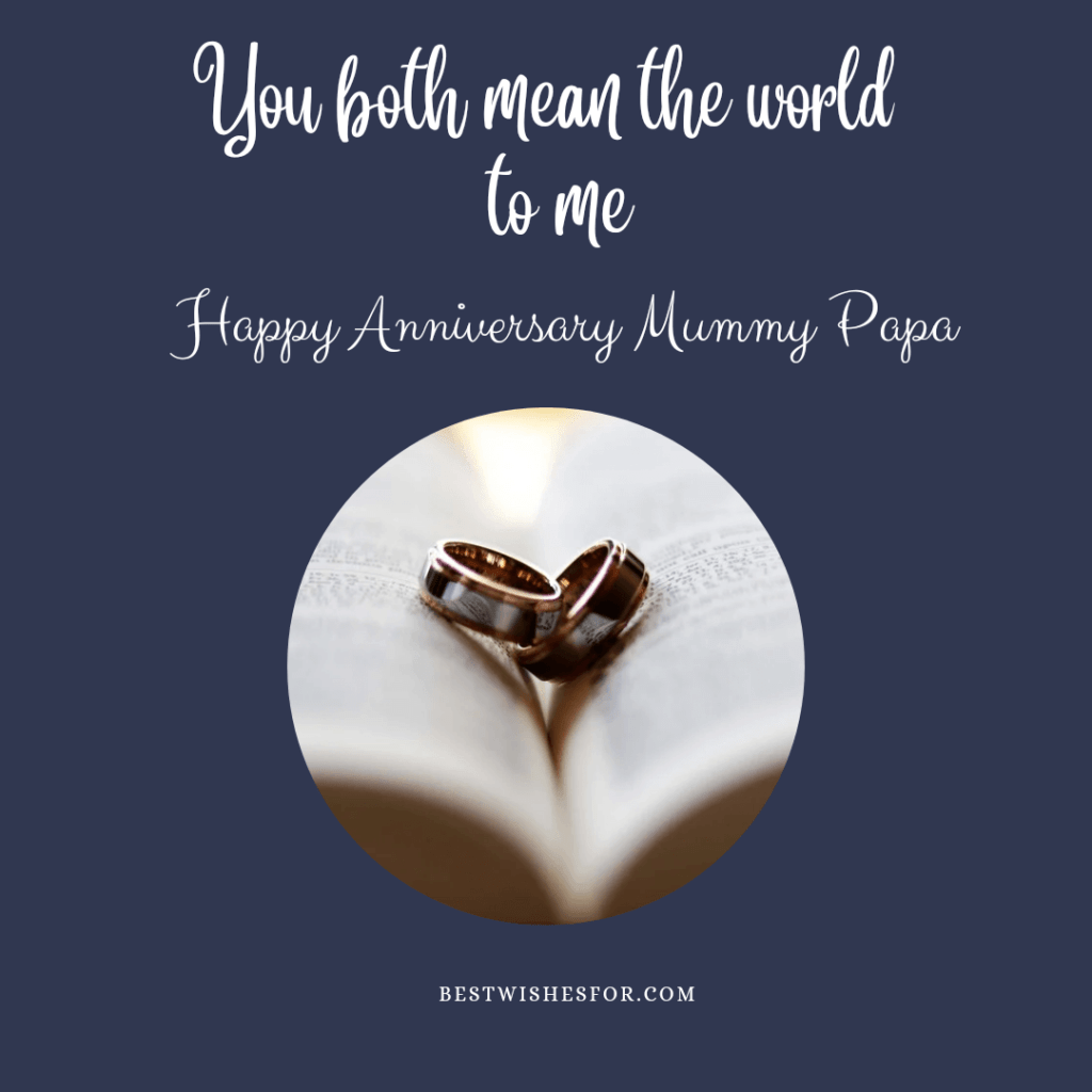Marriage Anniversary Wishes For Mummy Papa