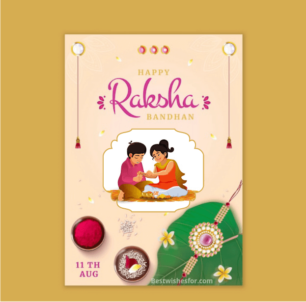 Happy Rakshabandhan Greeting Card