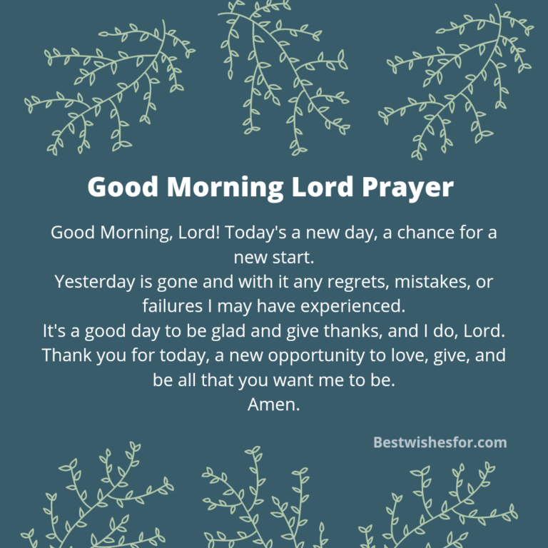 Good Morning Prayers | Prayer For A Good Day | Best Wishes