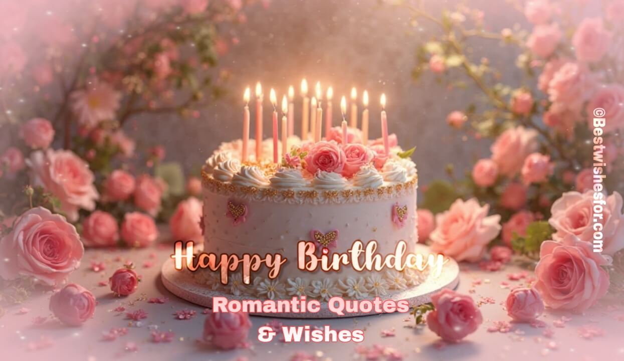 Romantic Birthday Cake For Love