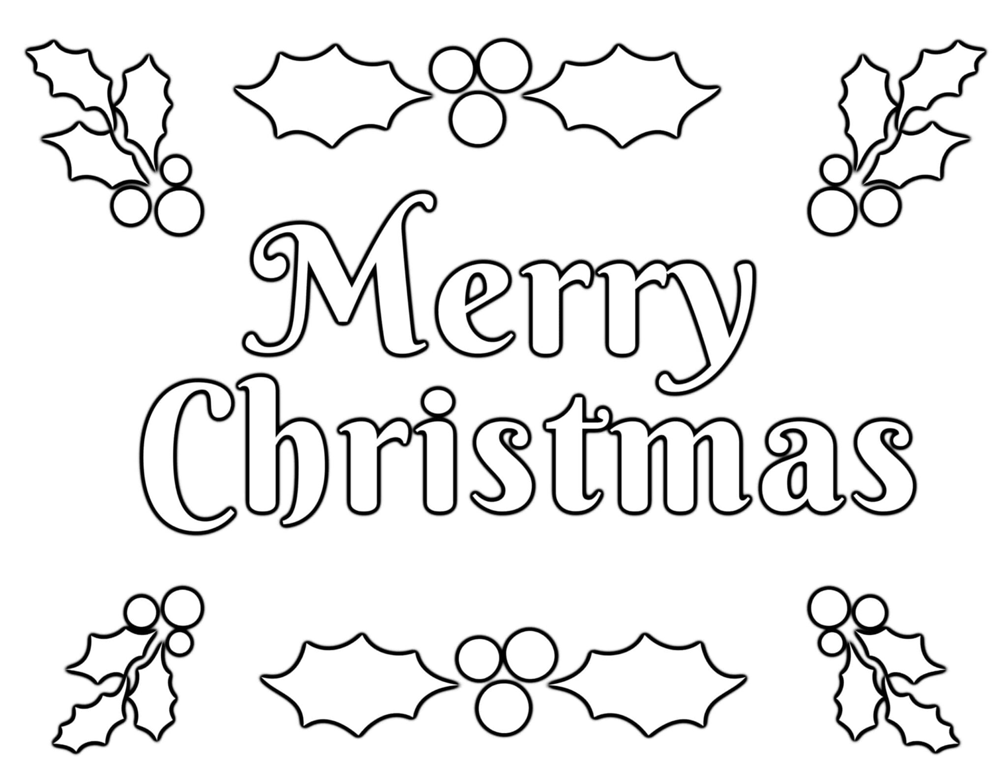 Merry Christmas 2022 Coloring Pages | Xmas Colouring | Best Wishes