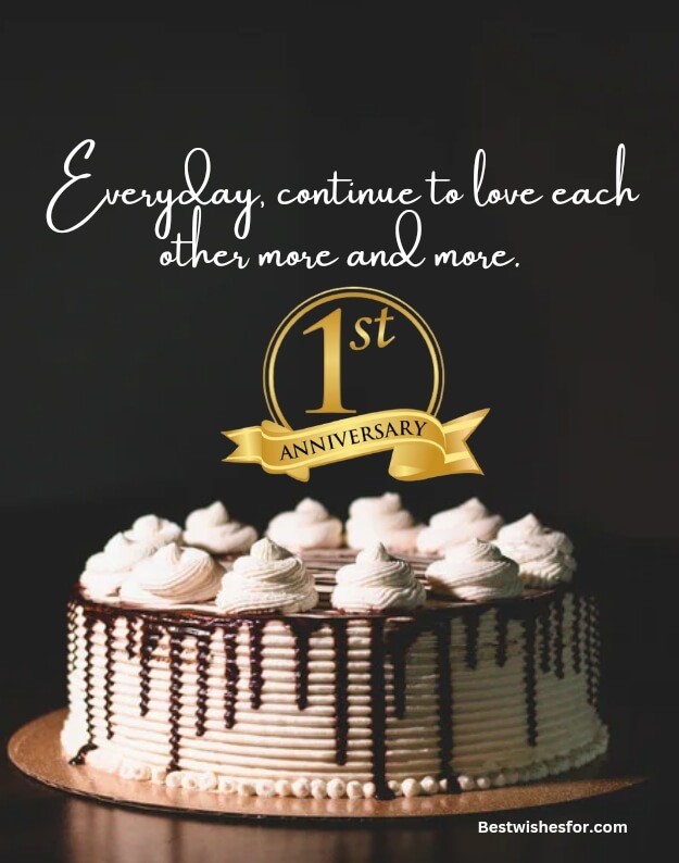 First Anniversary Cake
