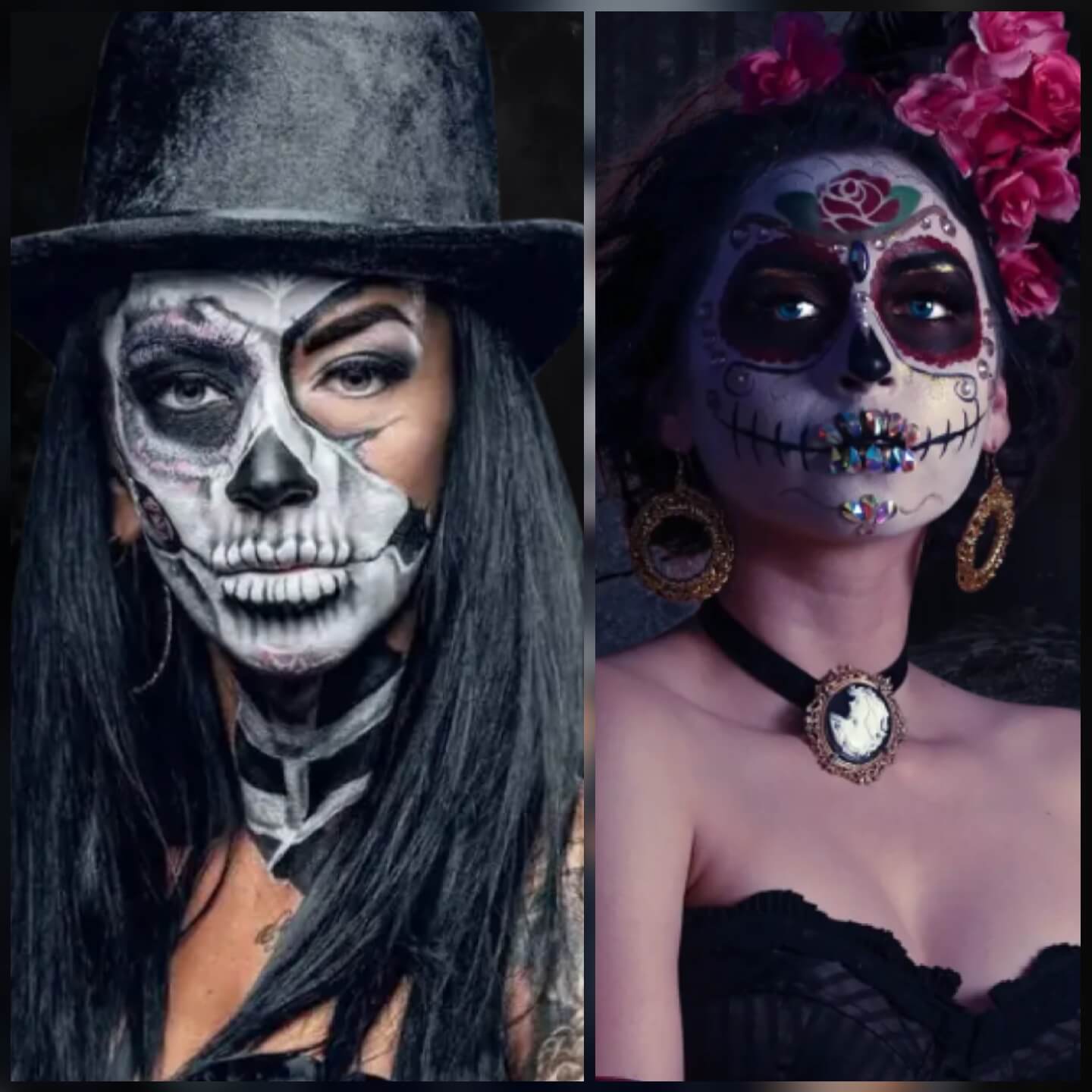 Halloween Skeleton Makeup