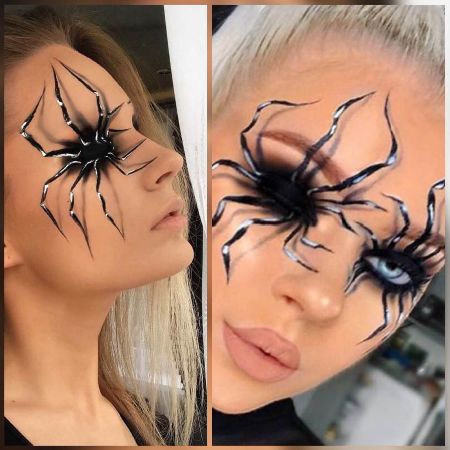 Halloween Spider Makeup