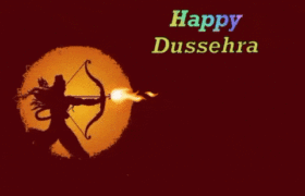 Happy Dussehra Gif Animated