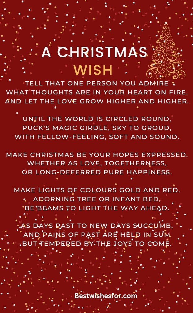 Happy Christmas Poems 2022