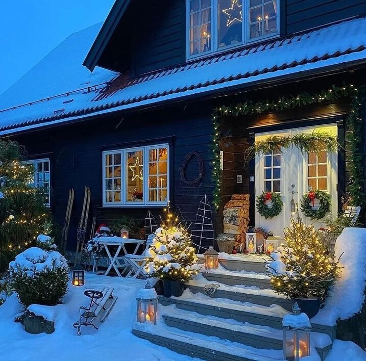 Beautiful Outdoor Christmas Decoration Idea