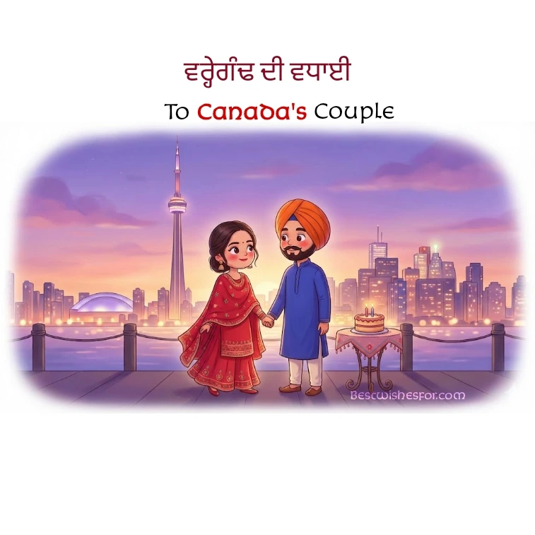 Happy Anniversary Text in Punjabi