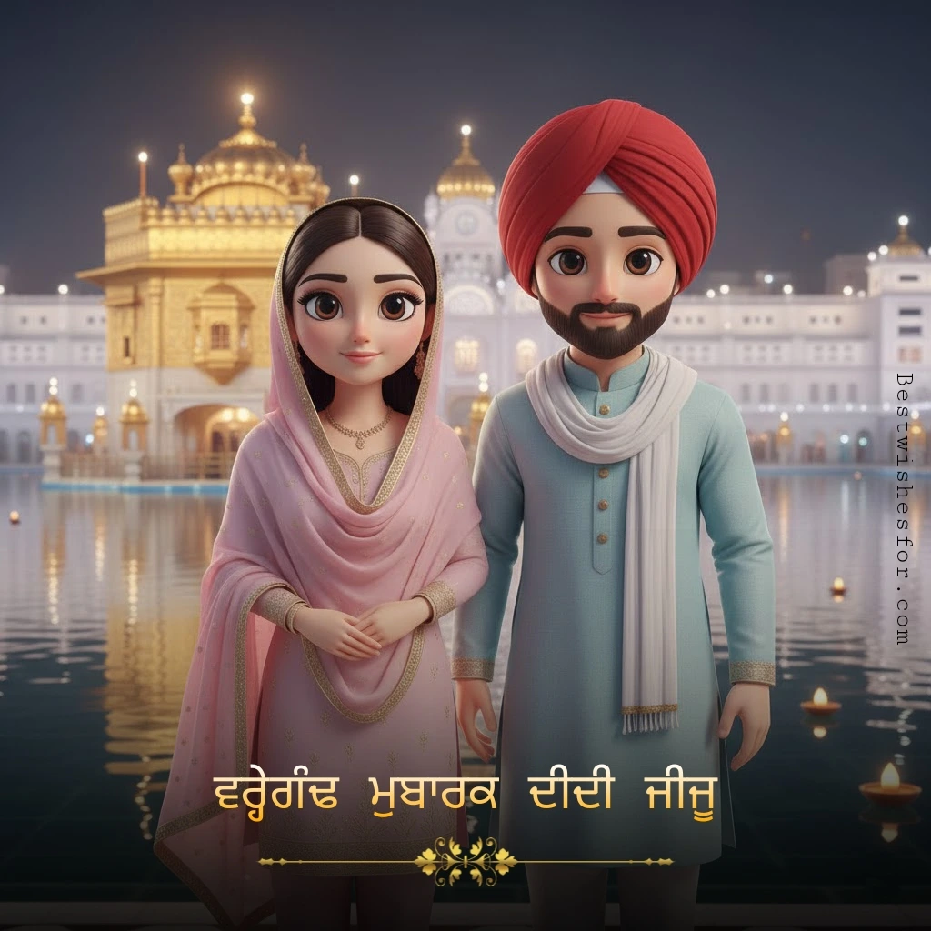 Happy Anniversary Wishes for Didi and Jiju Punjabi