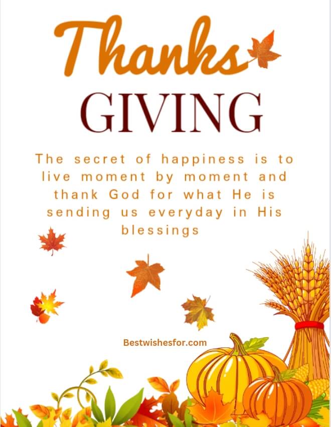 Happy Thanksgiving Blessings