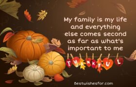 Happy Thanksgiving For Family