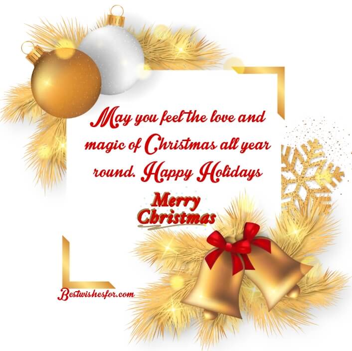 Merry Christmas Season’s Greetings | Happy Holidays | Best Wishes