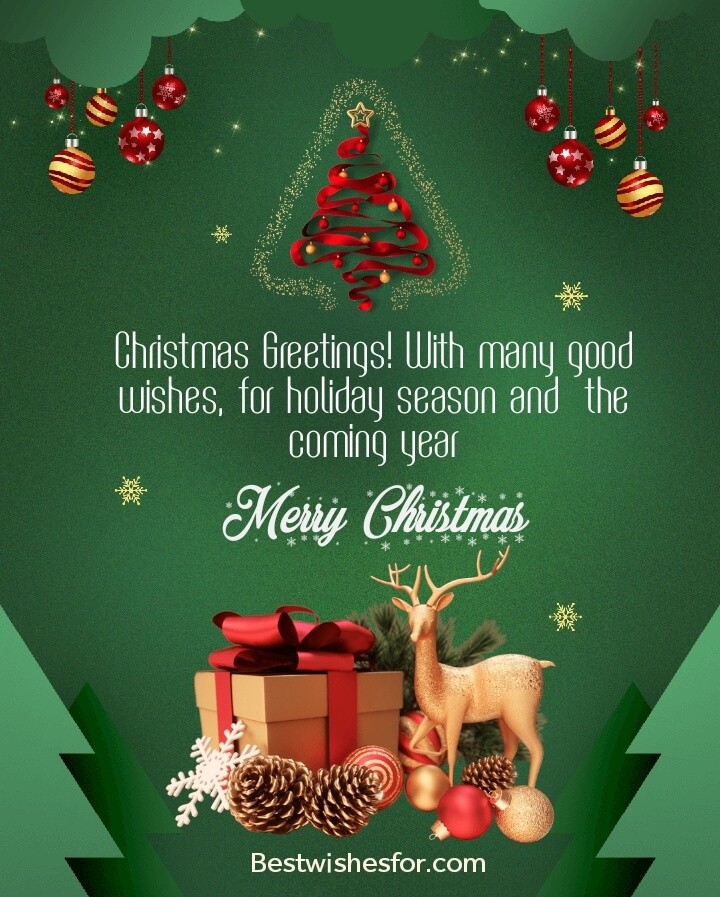 Merry Christmas Beautiful Greeting Cards