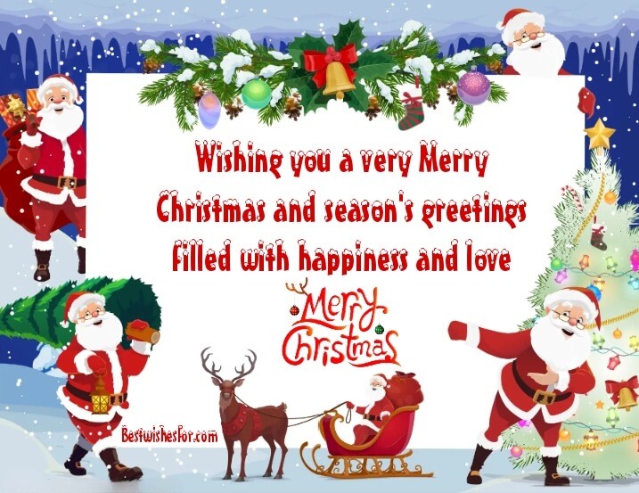 Merry Christmas Season’s Greetings | Happy Holidays | Best Wishes