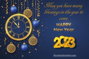 Happy New Year 2023 Cards Messages