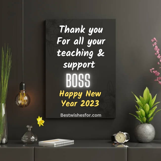 Happy New Year 2023 Messages For Boss