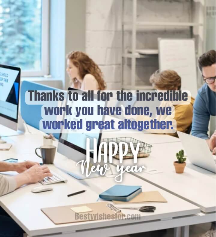 Happy New Year 2023 Wishes Text For Employees