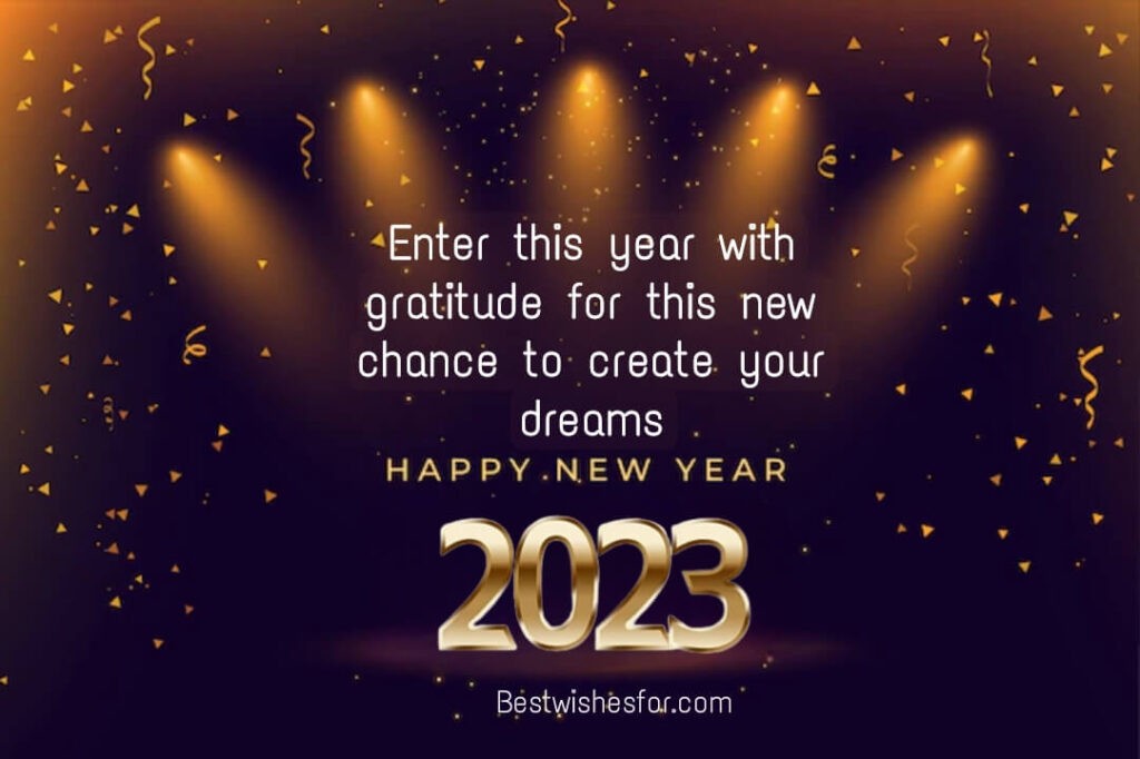 Happy New Year Sayings 2023