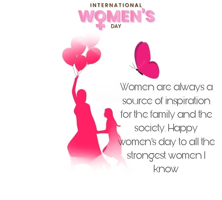 Women's day wishes to all the beautiful women
