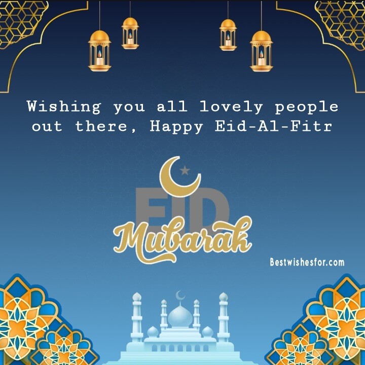 Happy Eid Al Fitr Greetings 2023 Best Wishes   Happy Eid Al Fitr Greetings 2023 