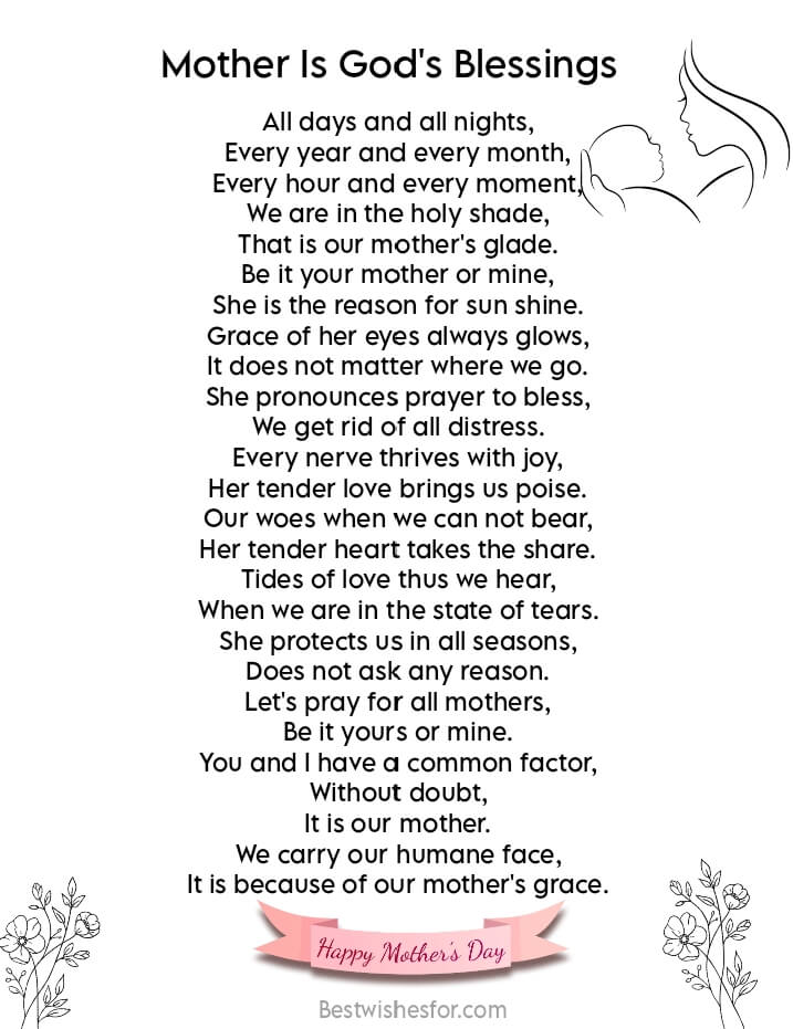 Happy Mother's 2023 Touching Poem
