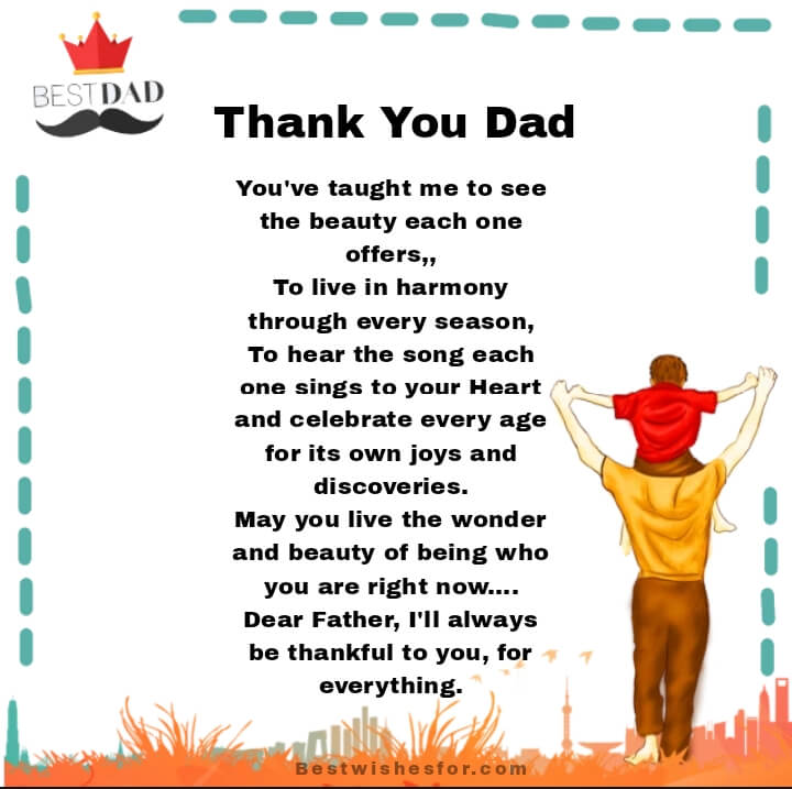 Heart Touching Father's Day Poems