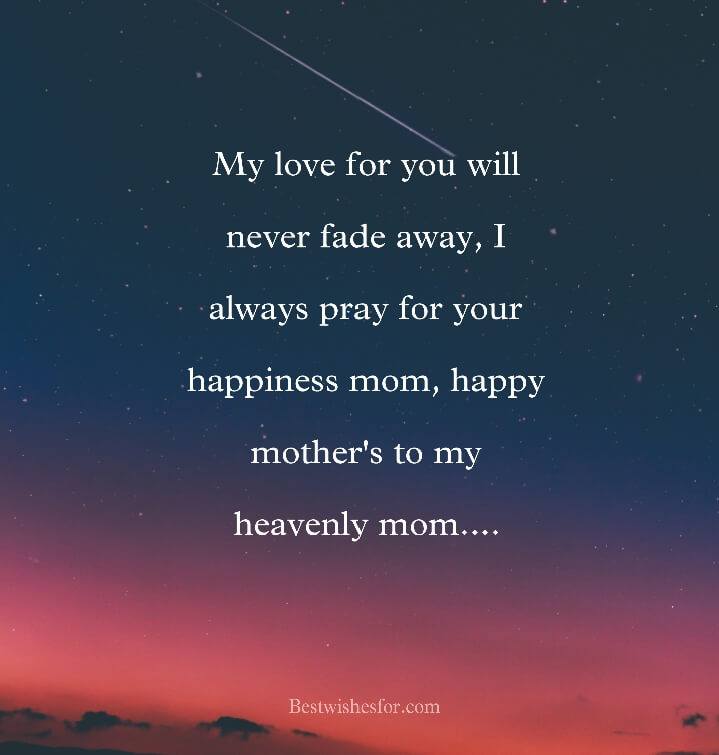 Mother's Day In Heaven Mom Messages