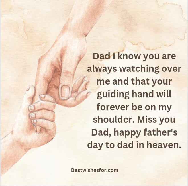 Father's Day In Heaven Dad Wishes